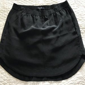 Madewell Black mini skirt